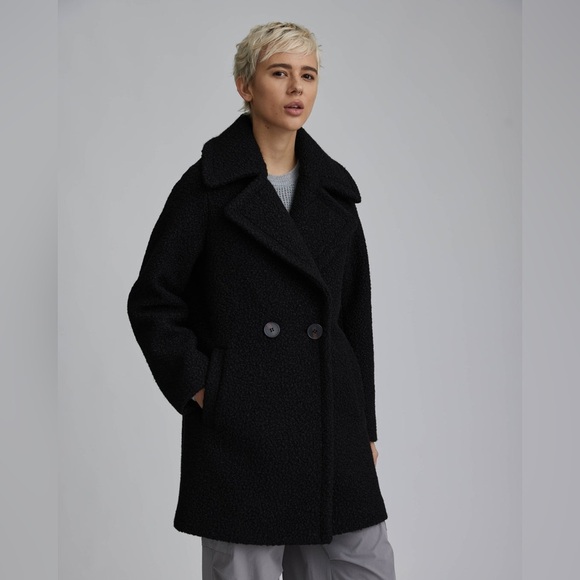$260 NVLT Anthropologie Flat Bouclé Overcoat (new with tag) - Picture 7 of 14